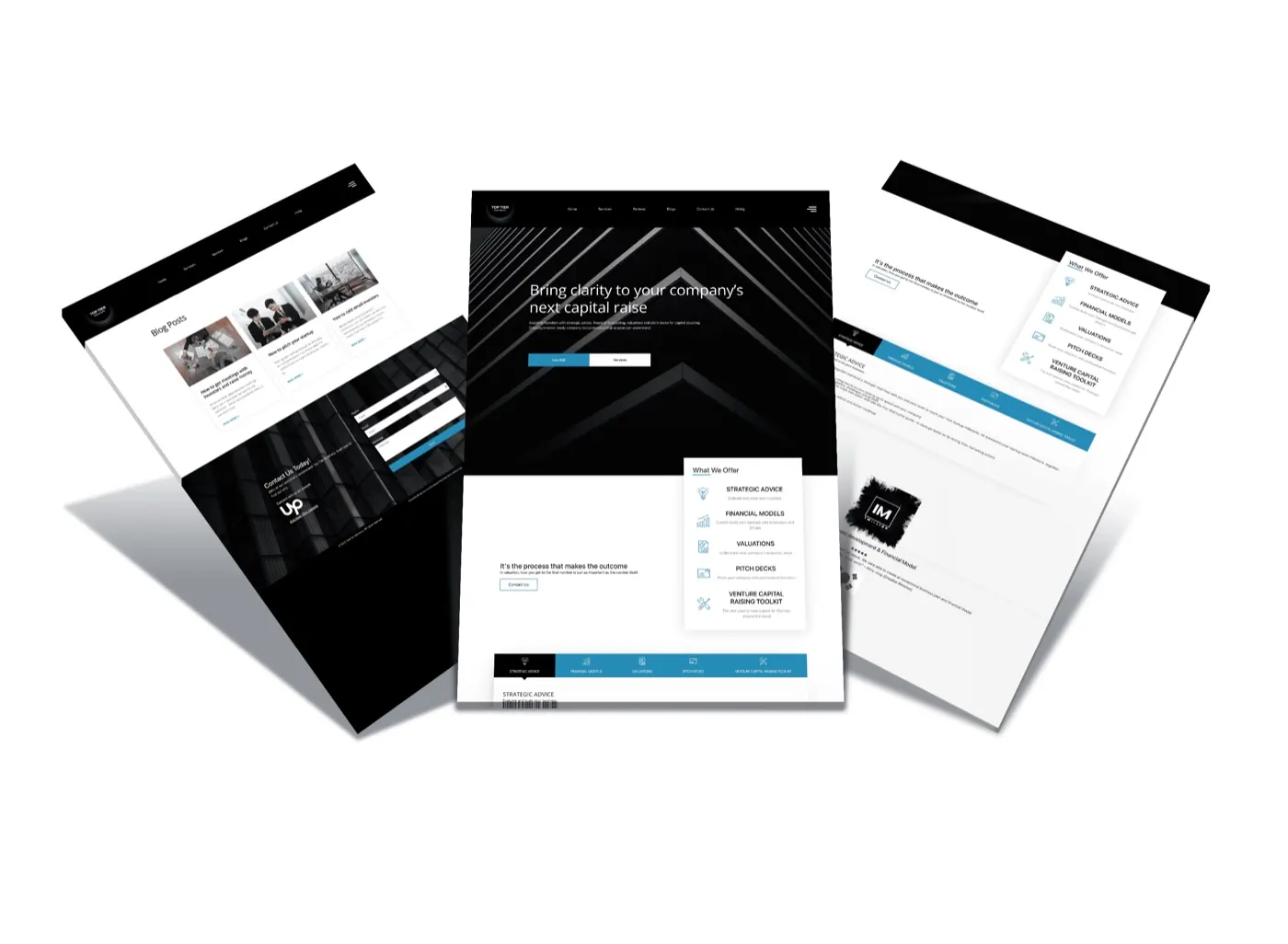 Top Tier Advisory website design