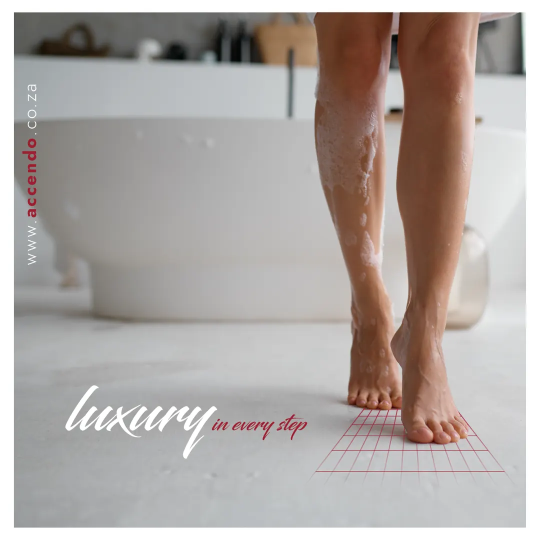 Accendo square social media design for luxury underfloor heating