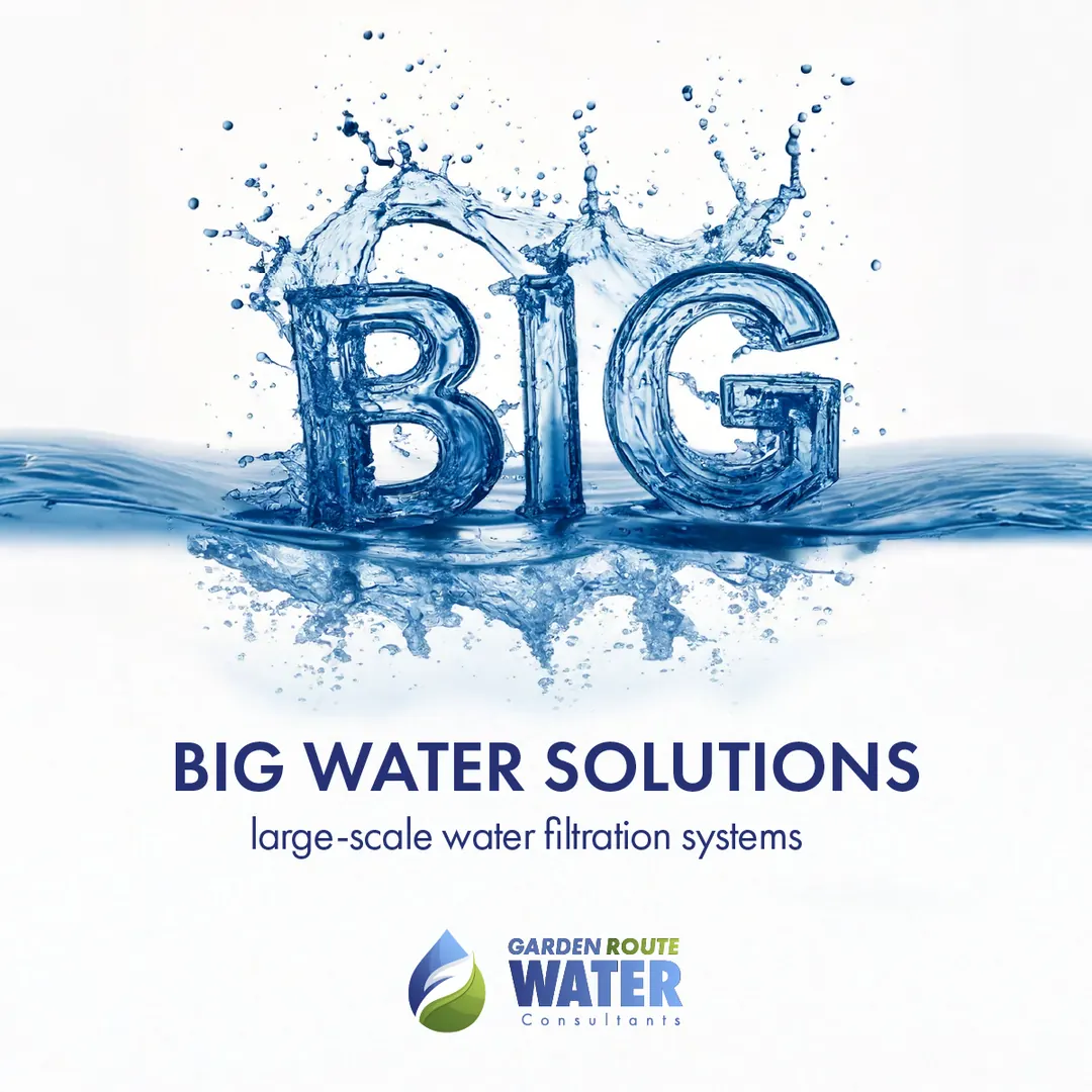 Garden Route Water square social media design for Big Blue water systems