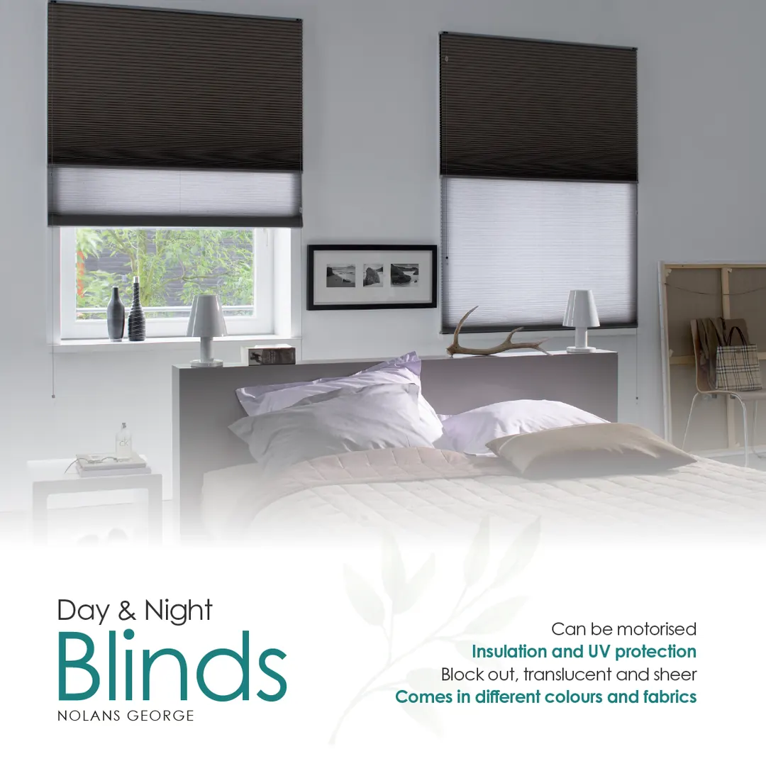 Nolans Flooring and Blinds square social media design for blinds
